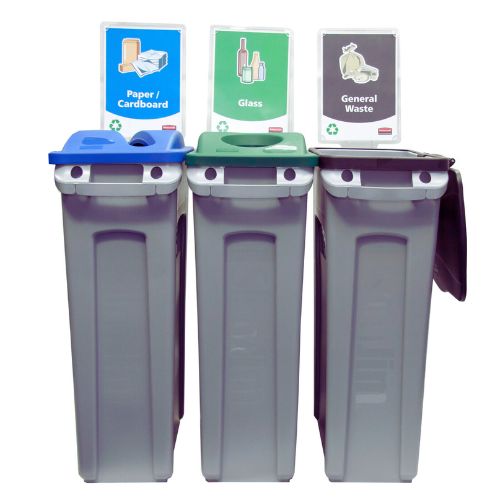 Stazione di riciclo Slim Jim Rubbermaid