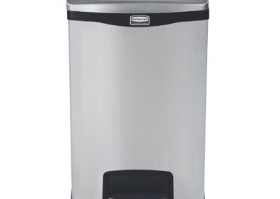 Slim Jim Step-On in acciaio inox – Rubbermaid